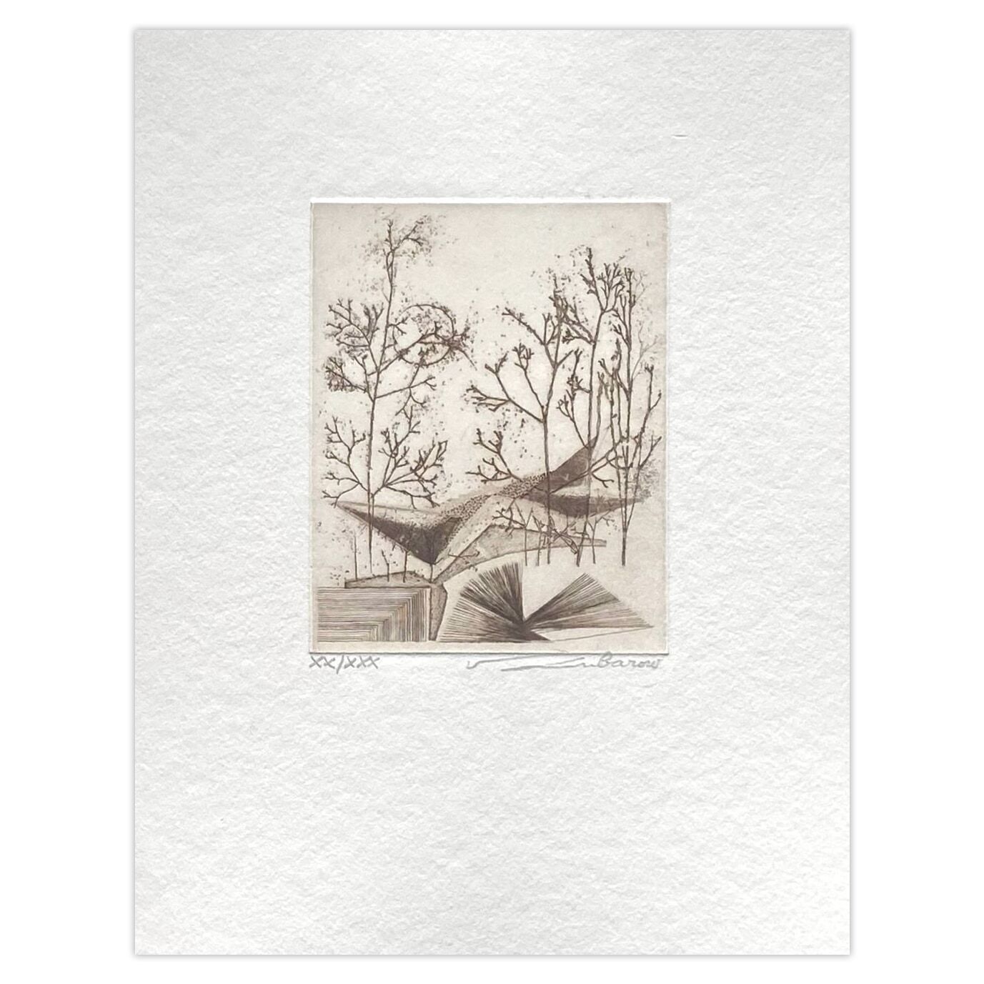 Renée Lubarow Signed Etching Apprendre à ... Suite N&B (Set Of 7) 1983 photo vintage