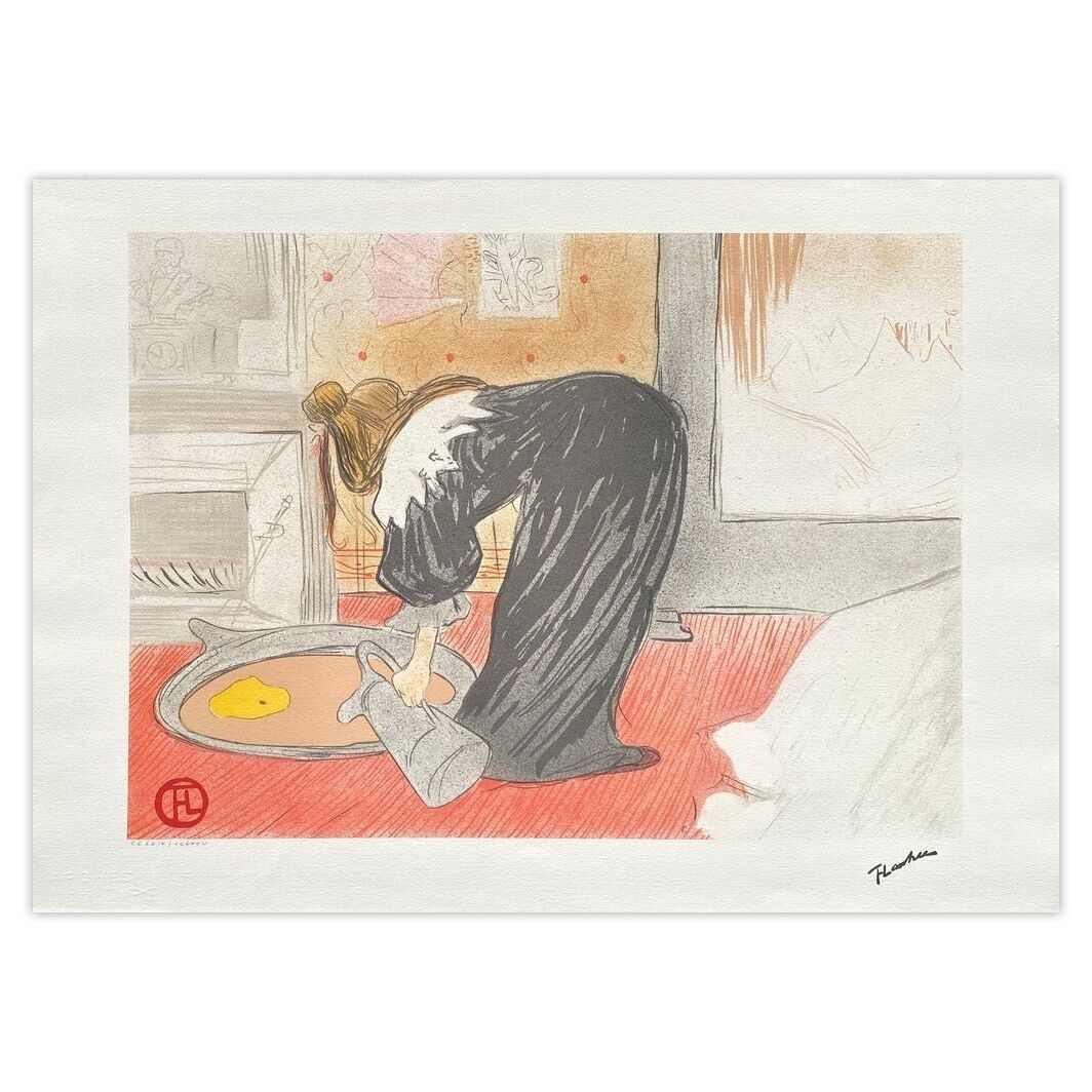 Henri Toulouse Lautrec Lithografie Elles, Femme Au Tub 1995