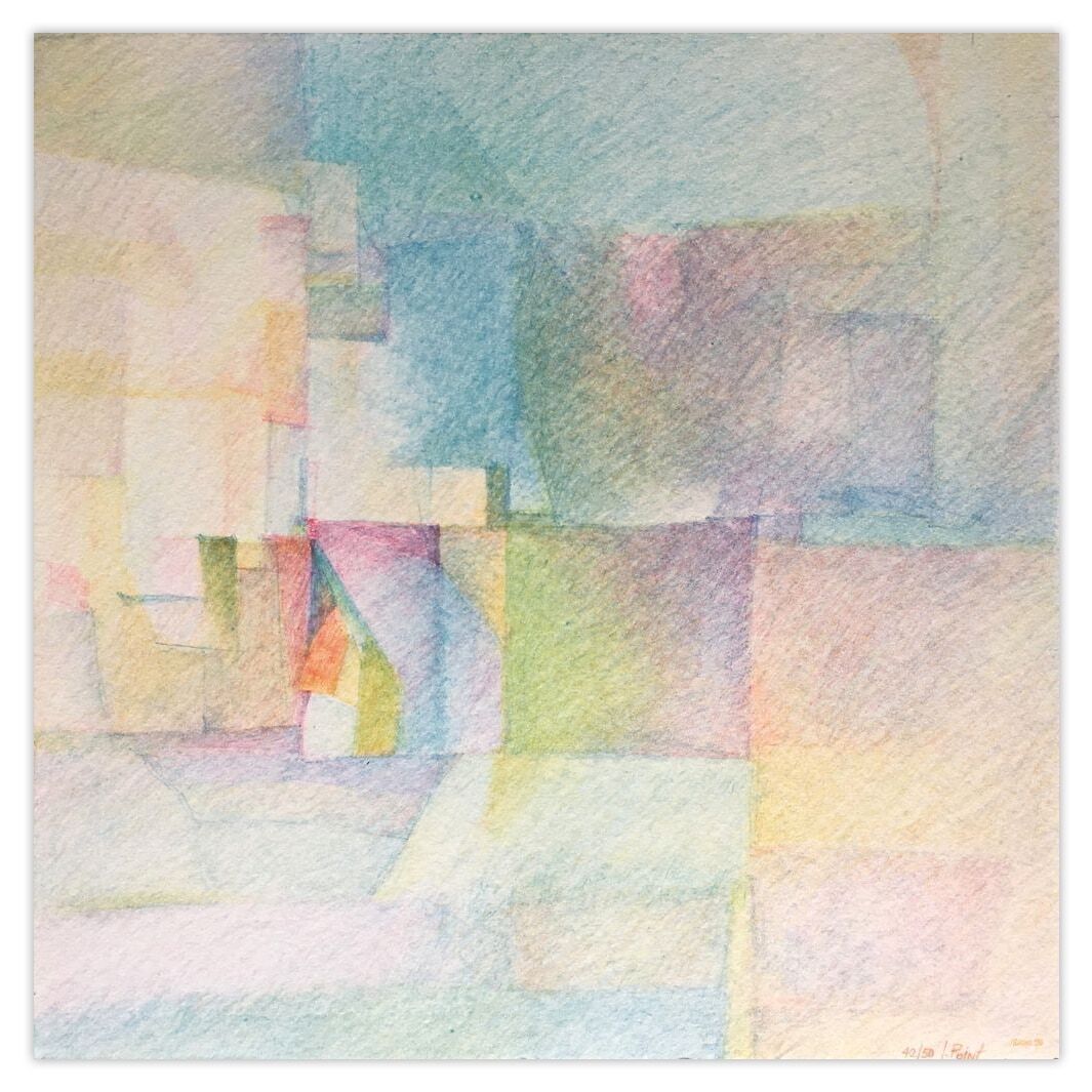Georges Point Gesigneerde Lithografie Kosme 28 1986