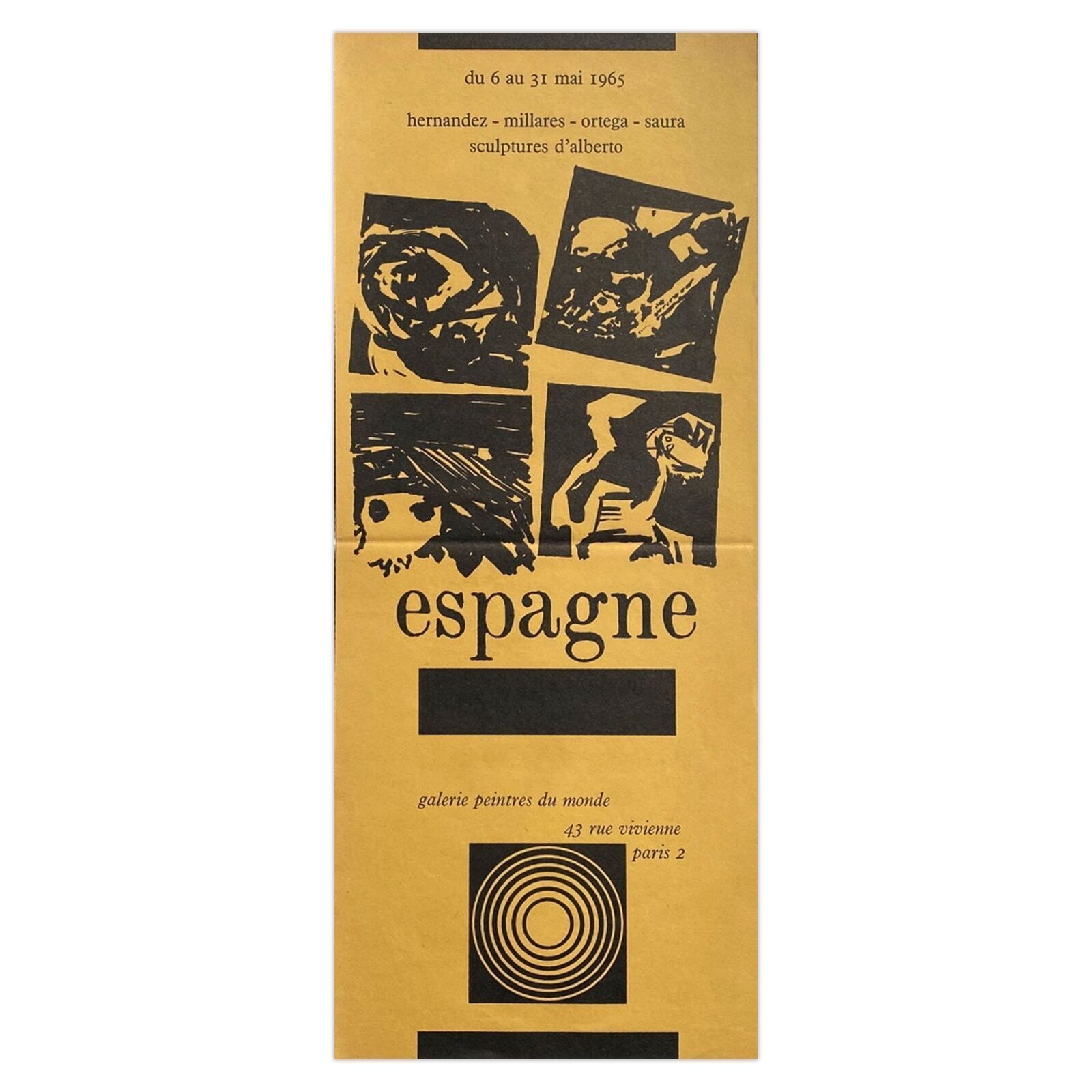 José Ortega Poster Expo 65   Galerie Peintres Du Monde