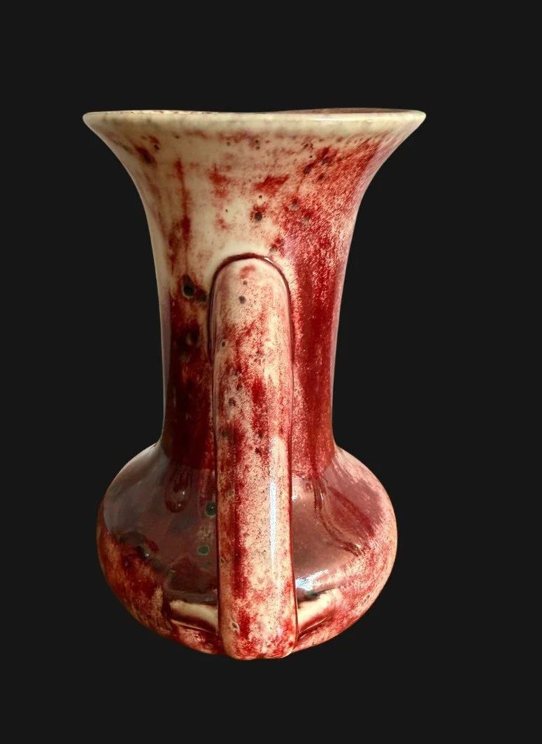 Ruskin High Fired Handled Vase photo furniture