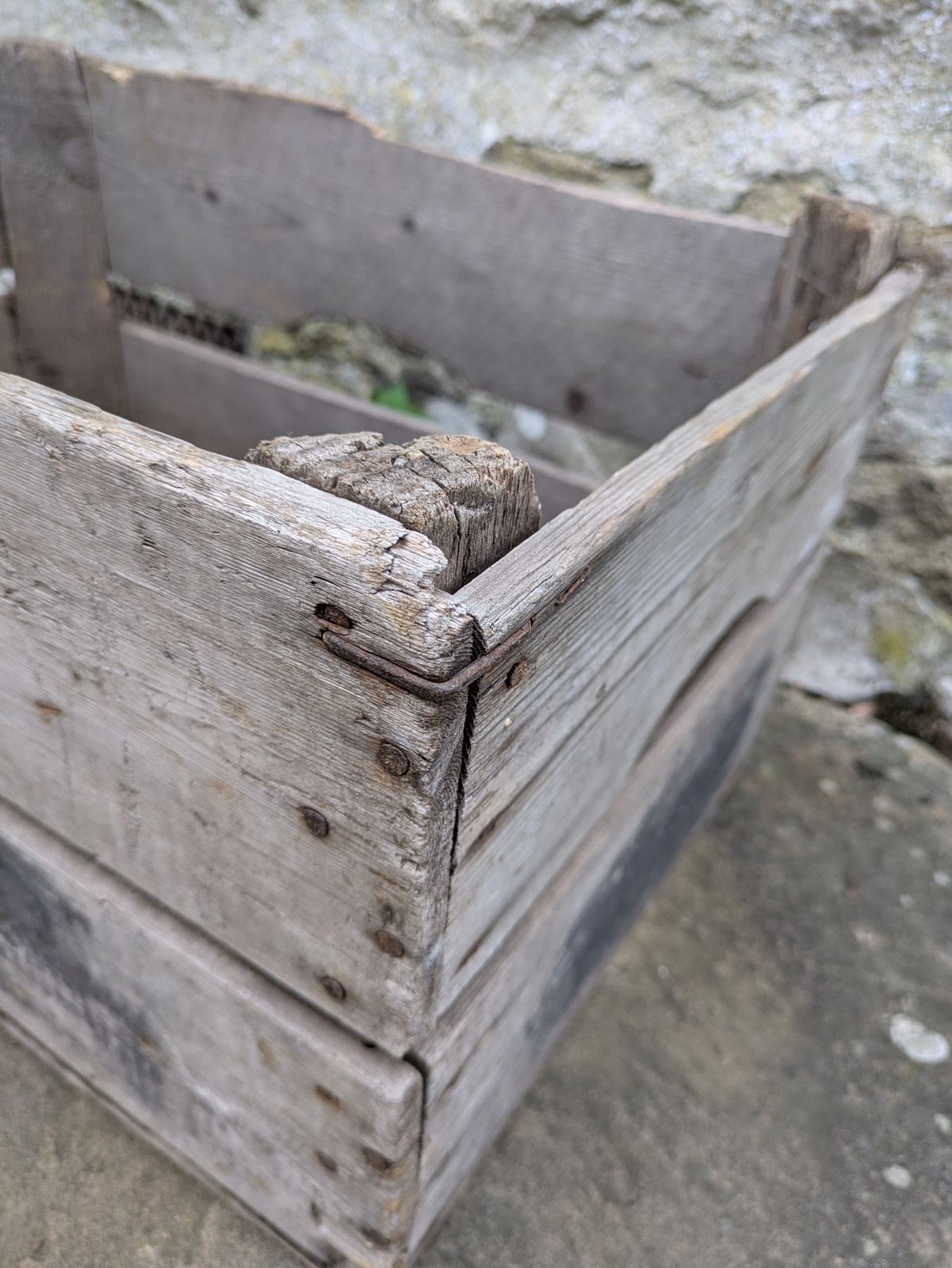 Vintage Wooden Crate photo Furniture