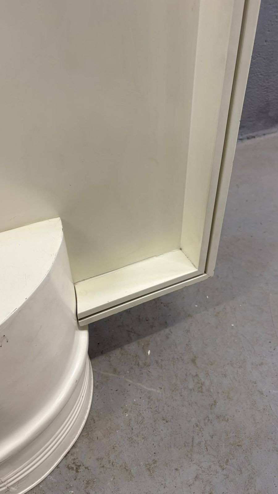 photo vinterior Mid Century Modern Double Sided Hall Stand With Mirror & Coat Hooks, 1960s, Europe