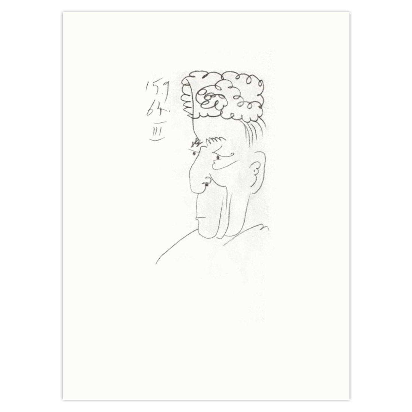 Pablo Picasso Lithograph Le Goût Du Bonheur 28 1970