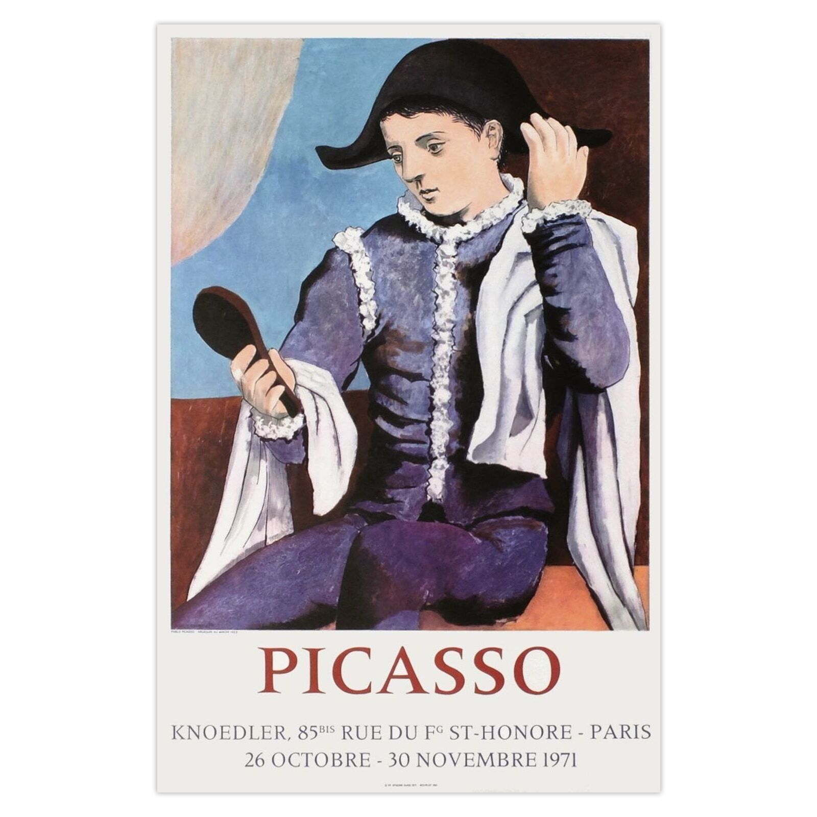 Pablo Picasso Poster Expo 71   Galerie Knoedler
