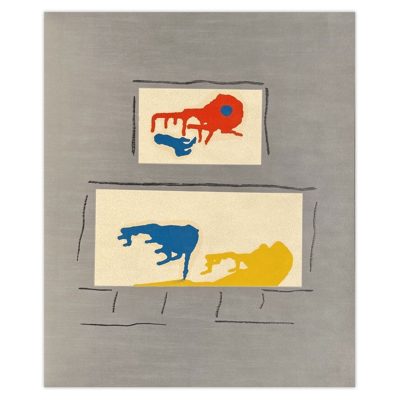 Max Ernst lithografie Dent Prompte 1963