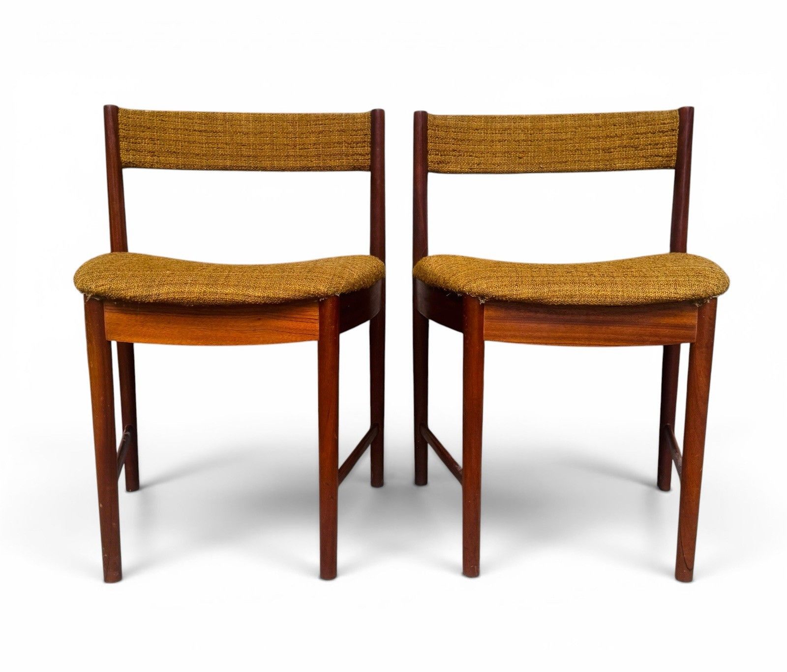 McIntosh Teak Oval Dining Table And Matching Six Dining Chairs Space Saver Rare photo buy