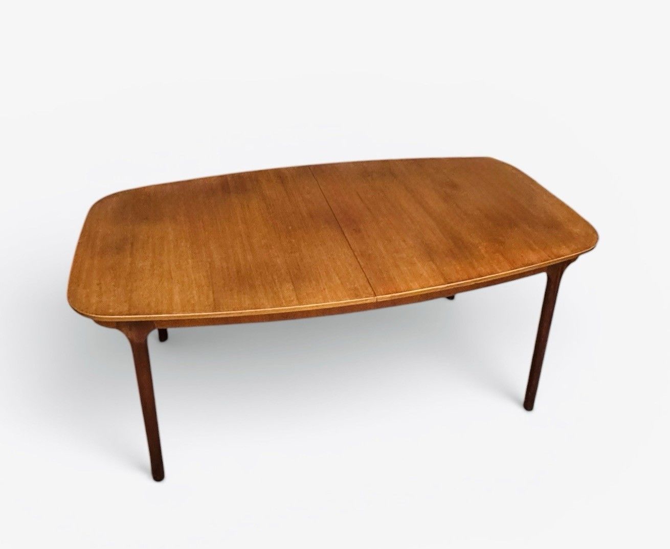 photo for sale McIntosh Teak Oval Dining Table And Matching Six Dining Chairs Space Saver Rare