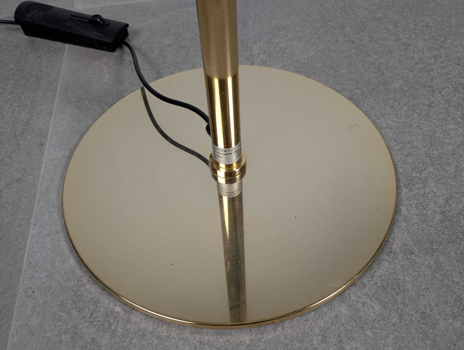 10691.0 Barovier & Toso XII Apostoli Murano Glass Floor Lamp 24kt Gold Leaf, Italy, 2002 photo