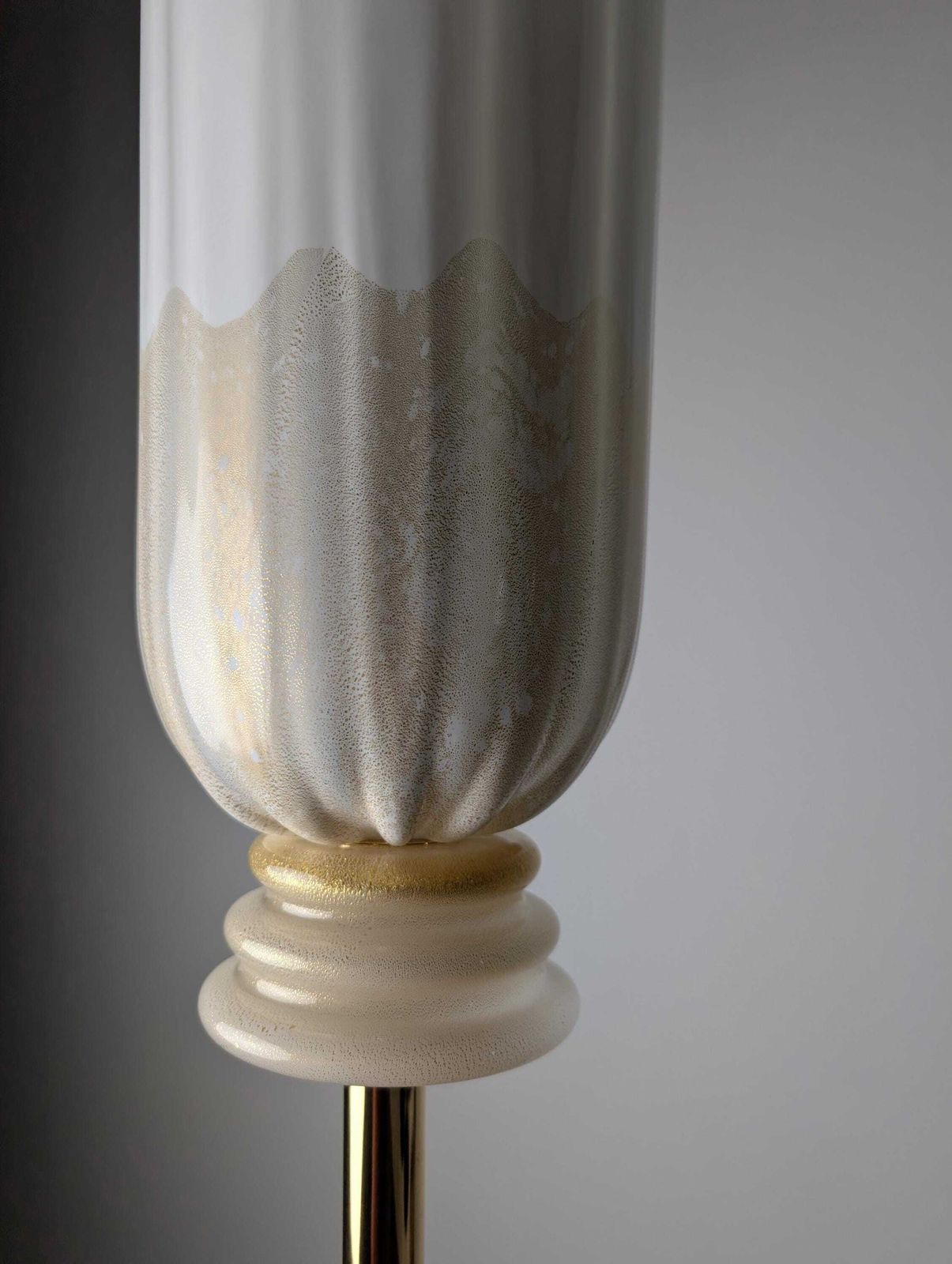 photo buy Barovier & Toso XII Apostoli Murano Glass Floor Lamp 24kt Gold Leaf, Italy, 2002