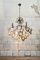 Negenlichts kroonluchter in verchroomd staal van Gaetano Sciolari, jaren 1960 photo furniture