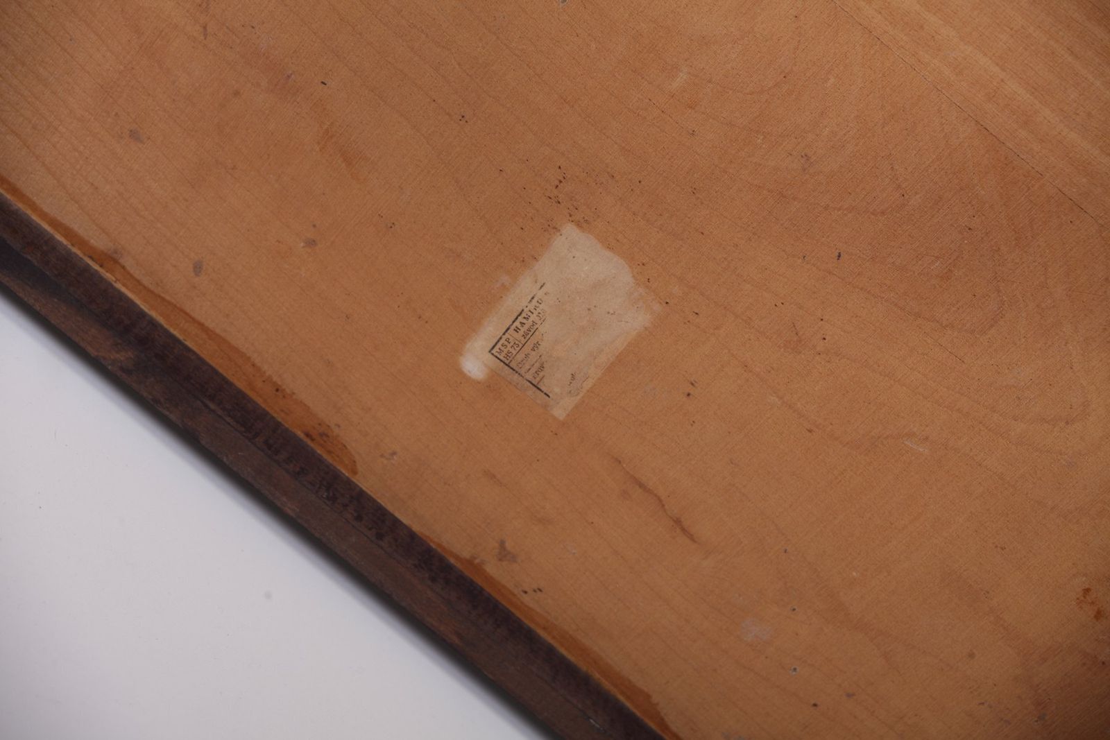 340.0 Modernistische eiken bijzettafel van Thonet, ca. jaren 1950 photo