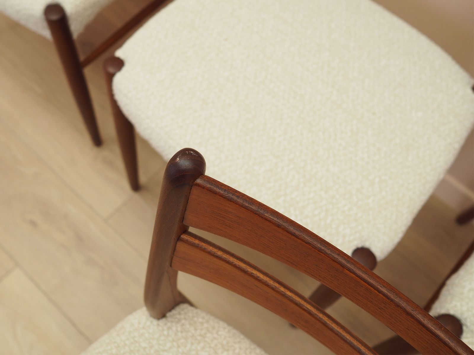 Furniture Set Of Six Teak Chairs, Danish Design, 1960s, Made In Denmark photo