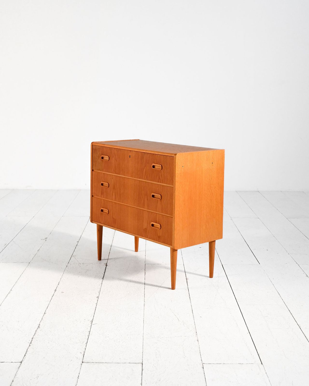 Scandinavian Oak Chest Of Drawers, 1960s photo for sale
