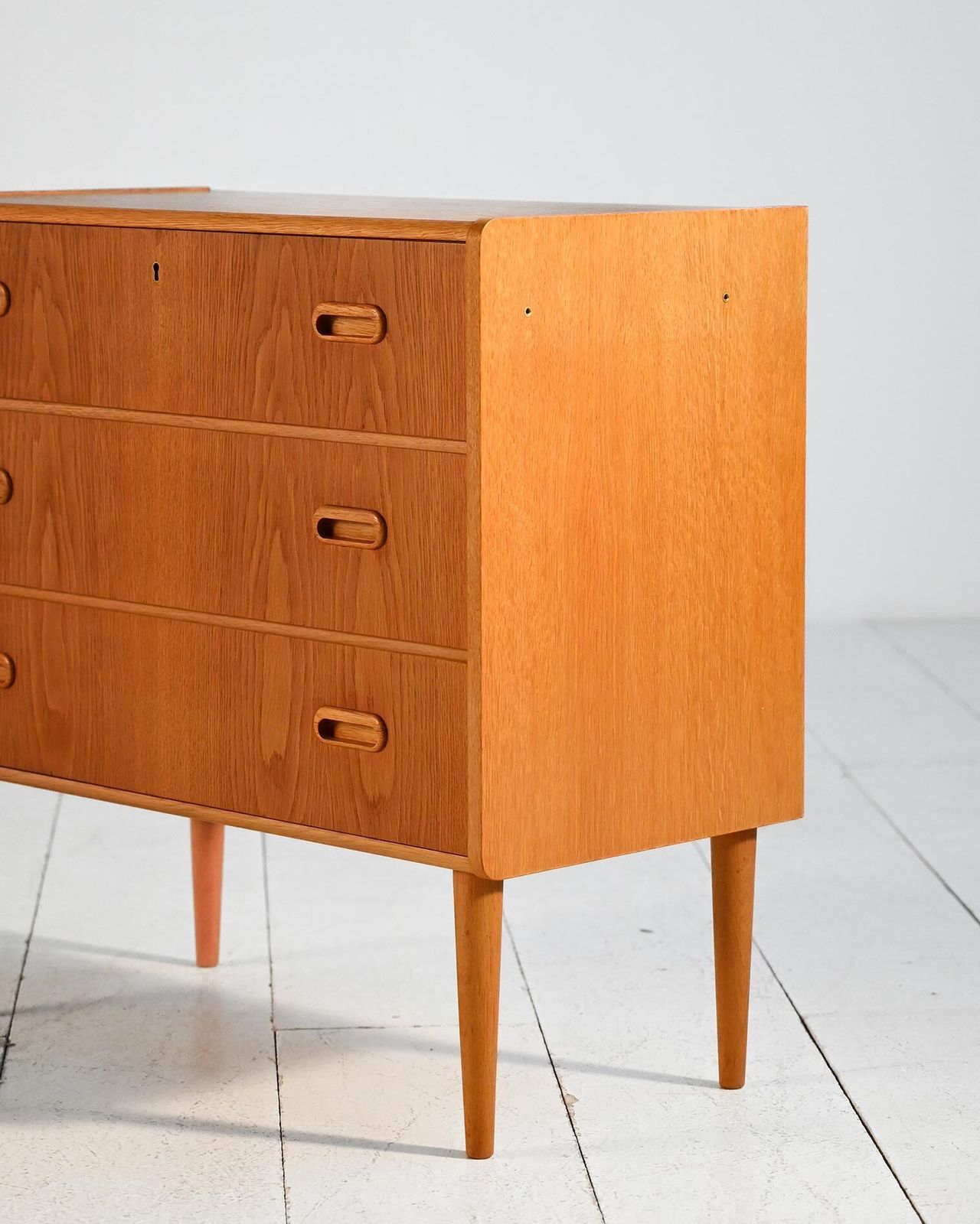 Scandinavian Oak Chest Of Drawers, 1960s photo Furniture