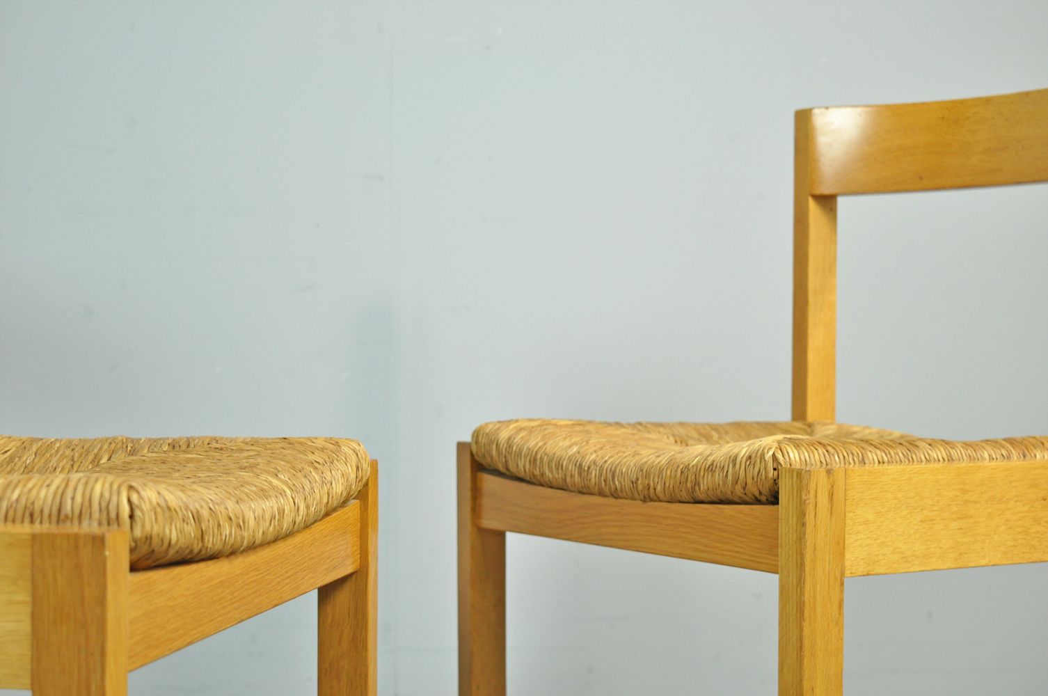 1395.0 Vintage Dutch Design Eiken Eetkamerstoelen, jaren 1960 photo