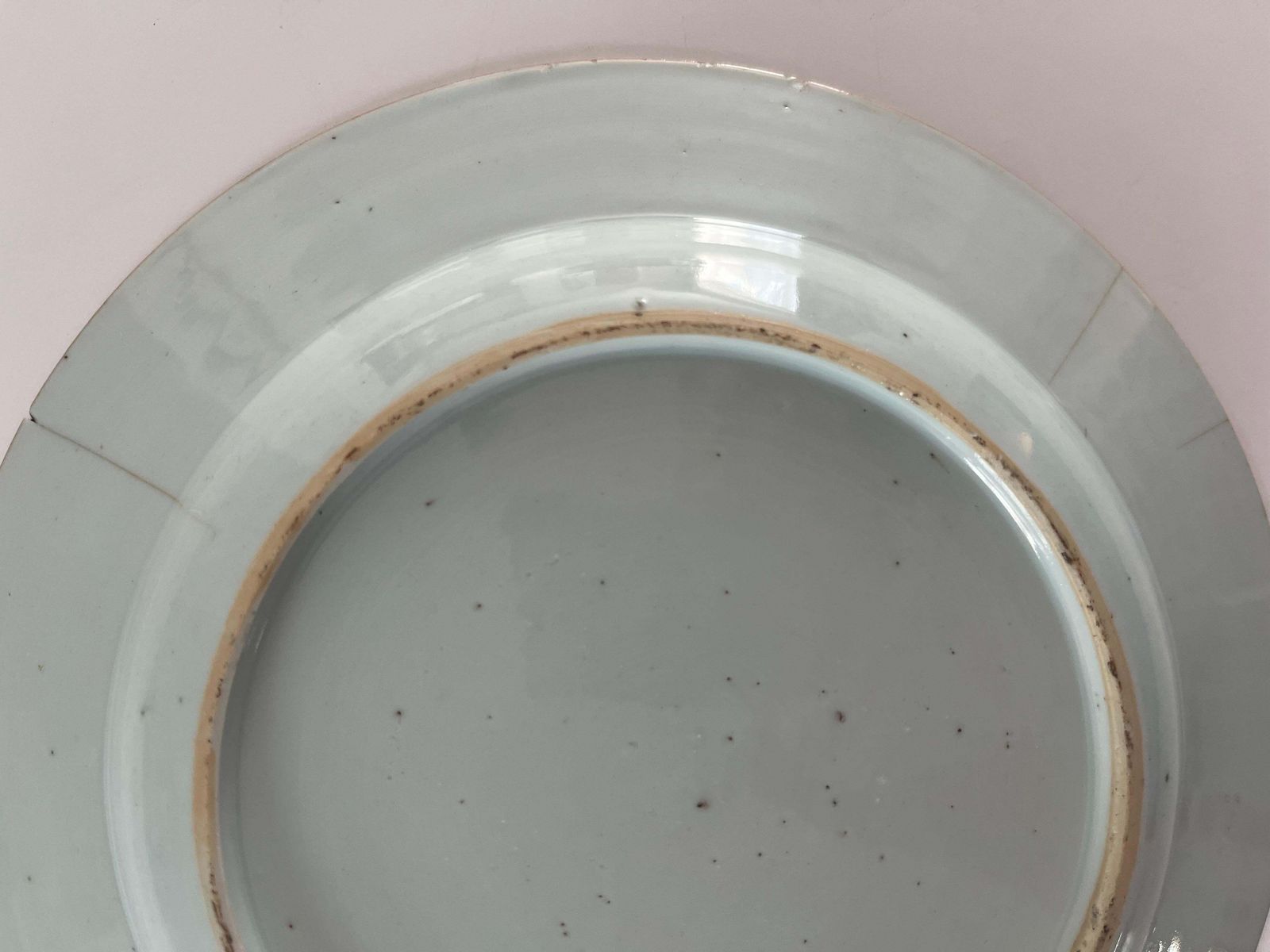 photo for sale Chinese Porcelain Plate Famille Rose Flower Basket, Qing Yongzheng Circa 1730