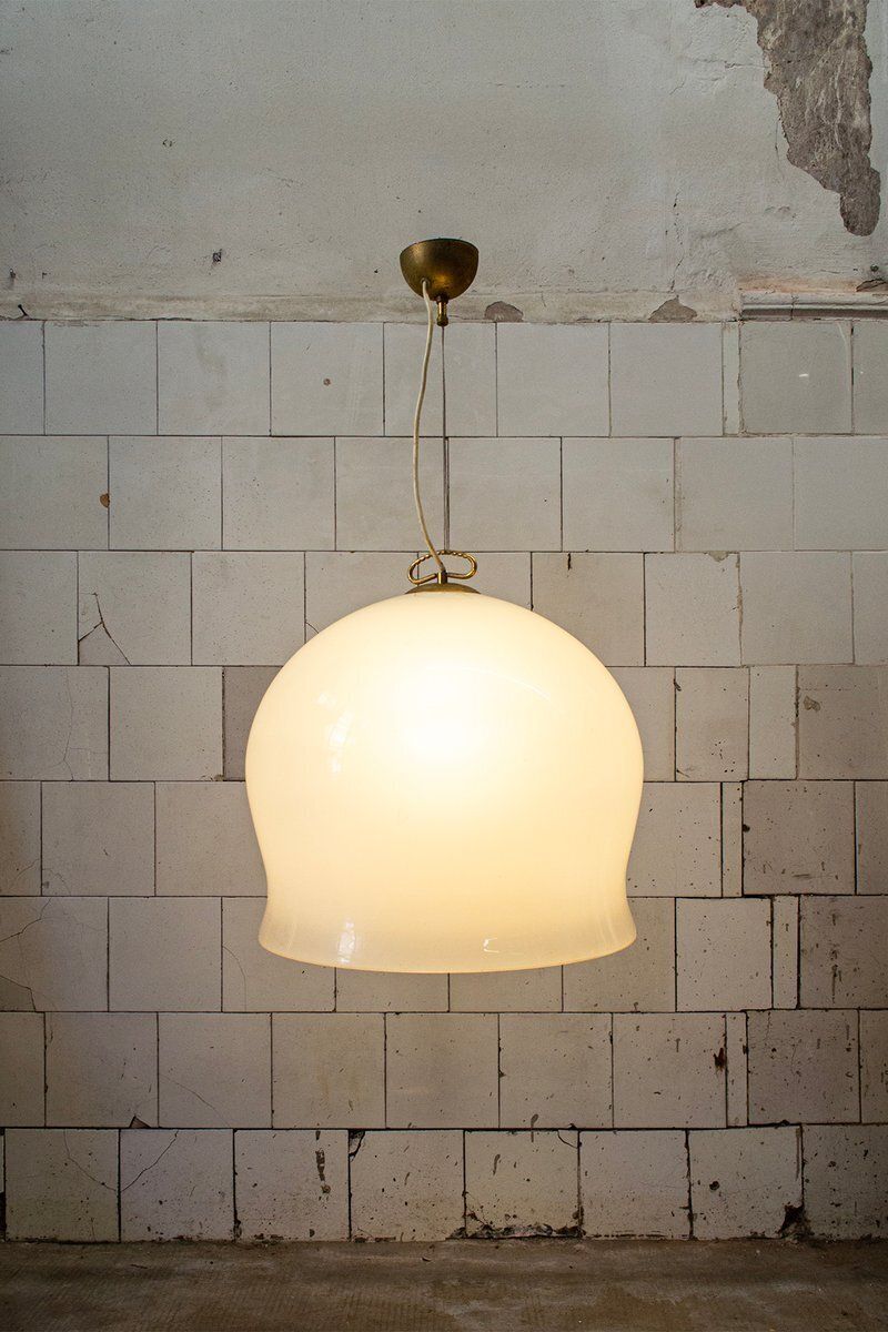 Murano glazen hanglamp, Italië, jaren 1970 photo furniture