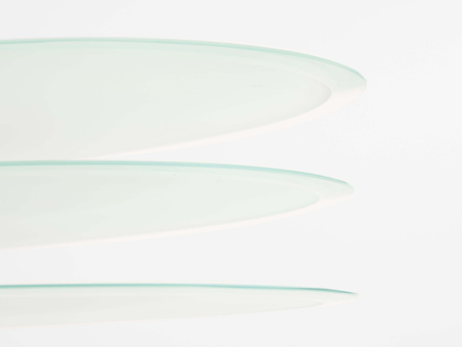 photo furniture Lustre Roberto Volonterio et Cesare Benedetti en laiton et verre, années 1980