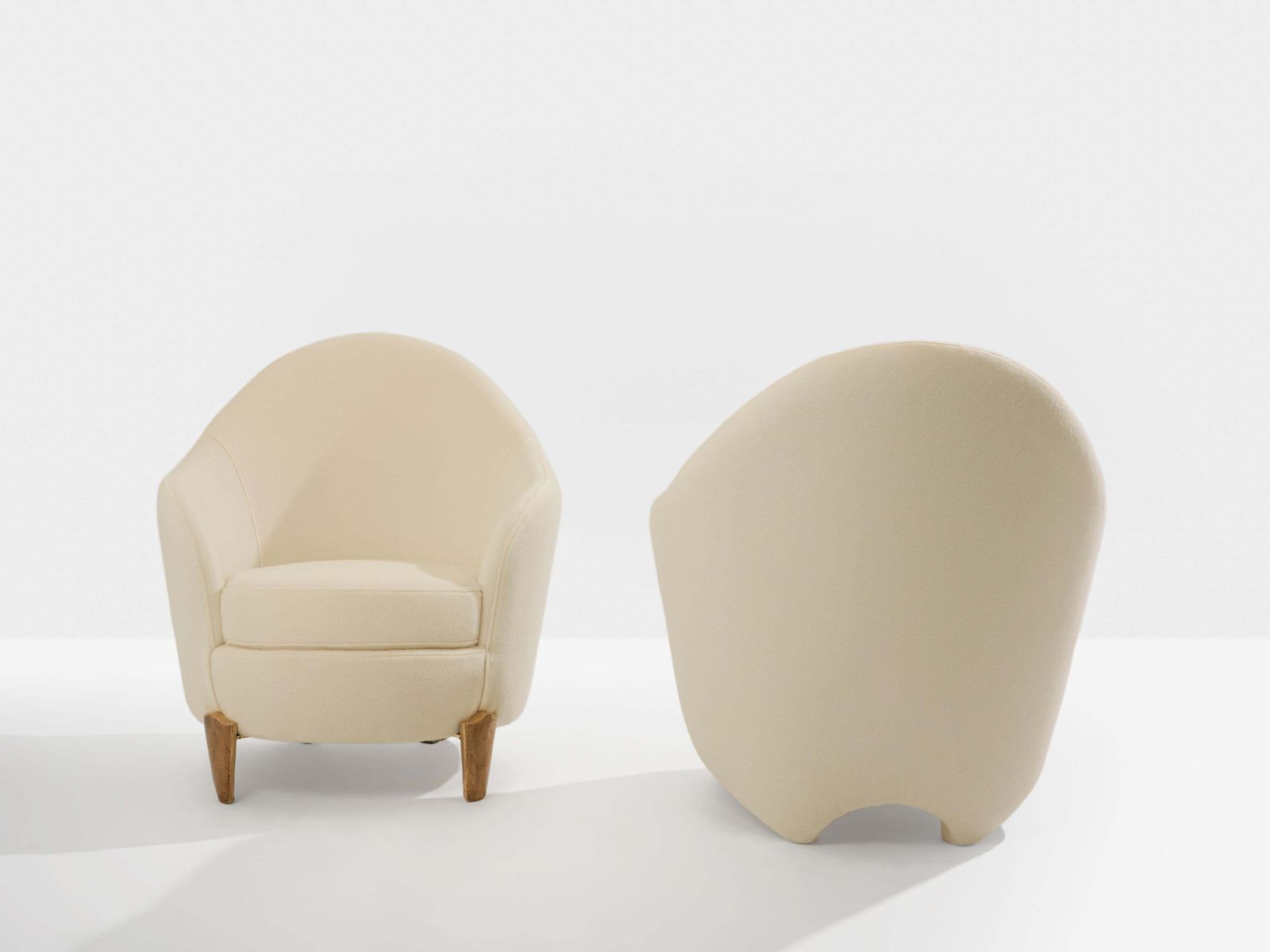 photo vinterior Garouste & Bonetti Koala Armchairs Bronze Alpaca Velvet 1995