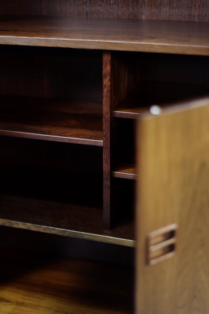 Mid-Century Modern Scandinavisch rozenhout highboard met bar van Æ. Jensen & T. Mølholm, jaren 1960 photo buy