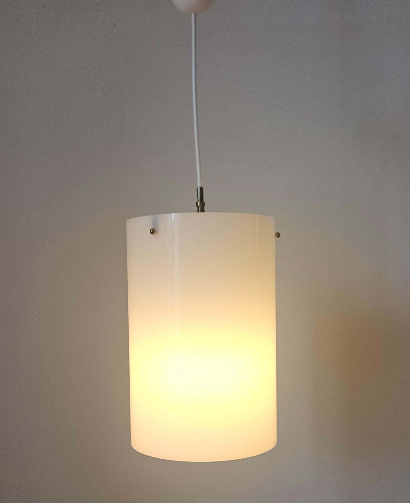 Set van drie zeldzame mid-century hanglampen – Fog & Morup, Denemarken, jaren 1960 photo vintage