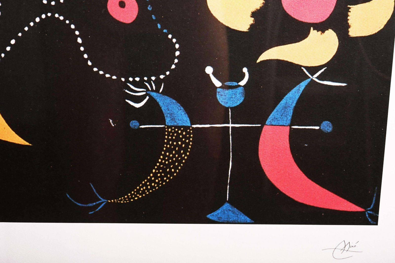 Joan Miro 'Self Portrait II' Offset Lithograph Numbered Framed photo buy