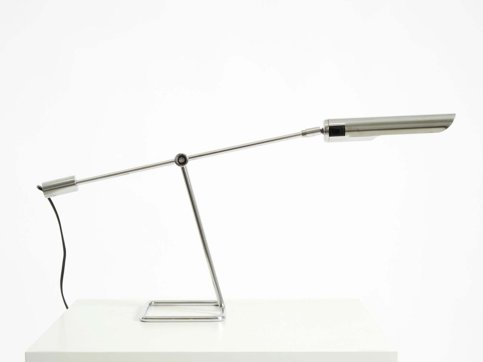Verchroomde metalen tafellamp uit de jaren 1980 van Abo Randers voor IKEA photo furniture