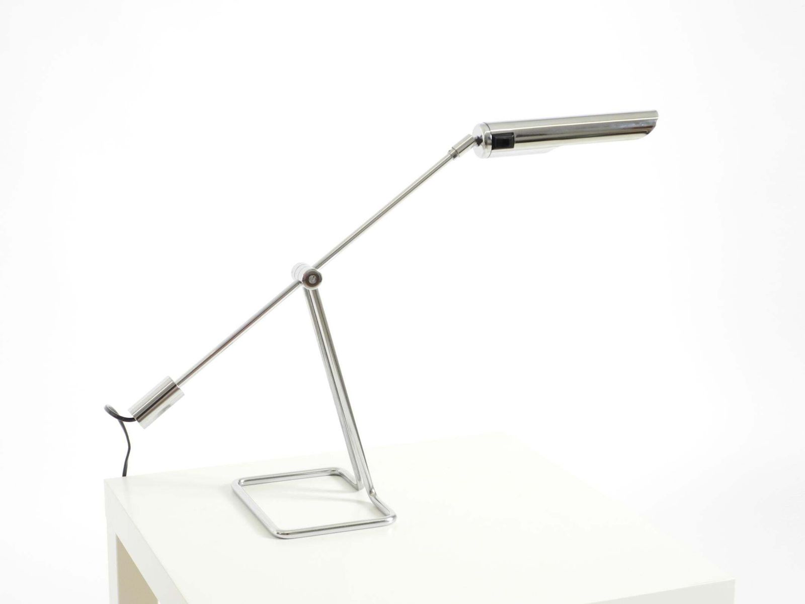 Verchroomde metalen tafellamp uit de jaren 1980 van Abo Randers voor IKEA photo for sale