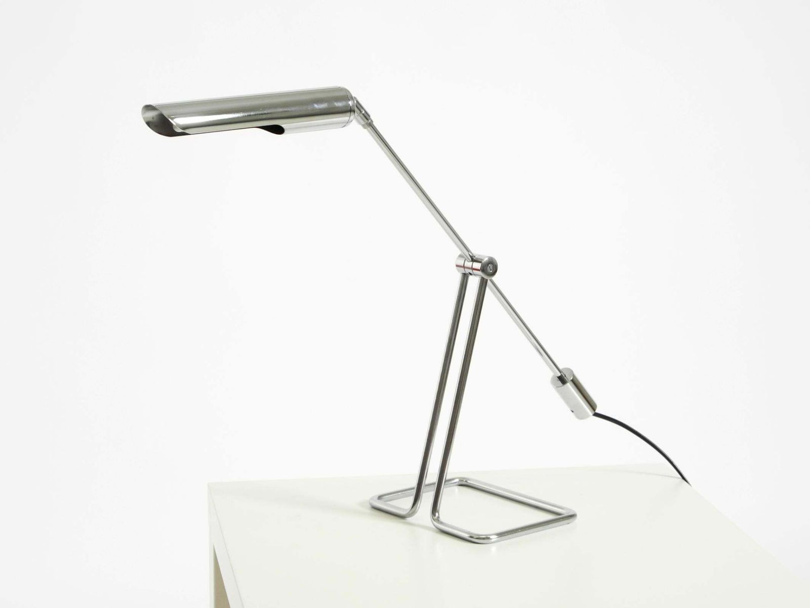 Verchroomde metalen tafellamp uit de jaren 1980 van Abo Randers voor IKEA photo Verlichting