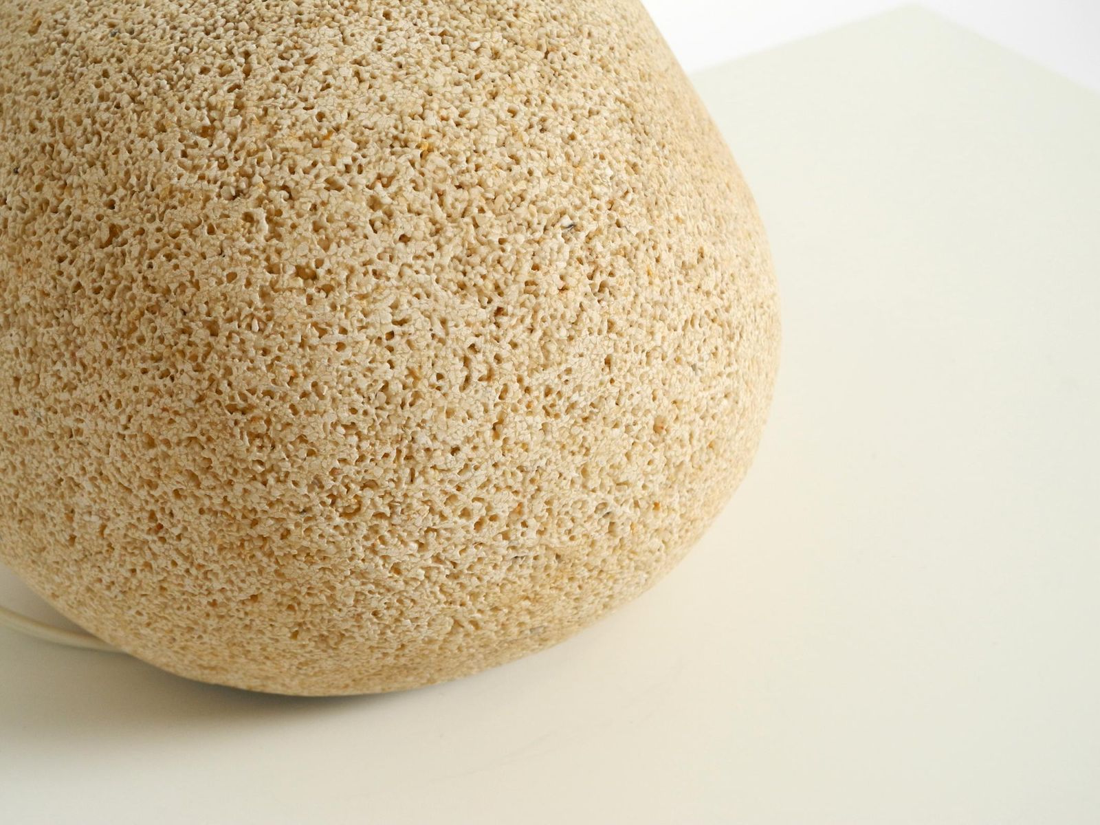 463.0 Original 1970s Moon Rock Table Lamp By André Cazenave For Tecta photo