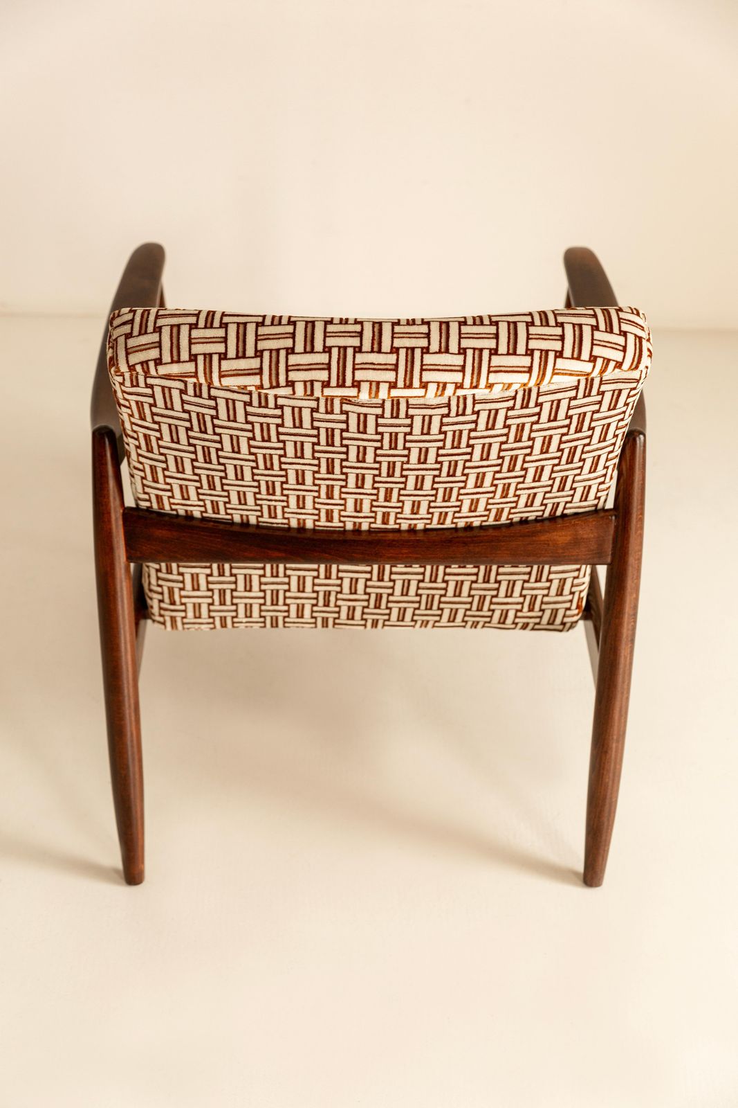 Meubels Mid Century GFM 64 Fauteuil   E. Homa, Jacquard Fluweel van Camengo, Europa, jaren 1960 photo