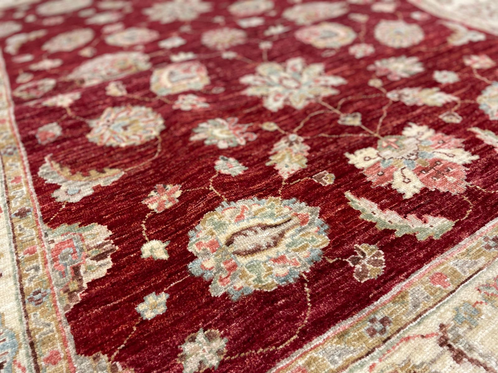 Textiles Tapis orientaux, tapis rouge fait main, tapis de salon, décoration de sol photo