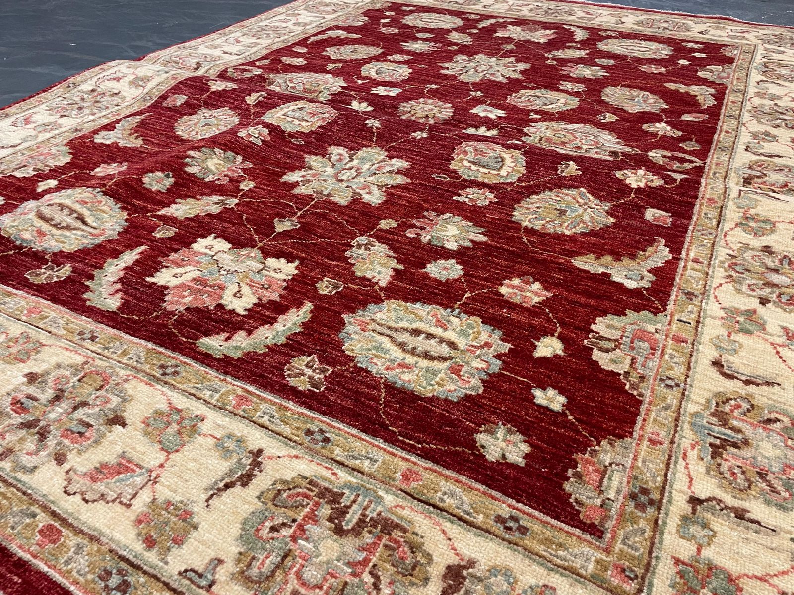 photo vinterior Oriental Rugs, Red Handmade Carpet, Living Room Rug For Sale, Floor Home Decor