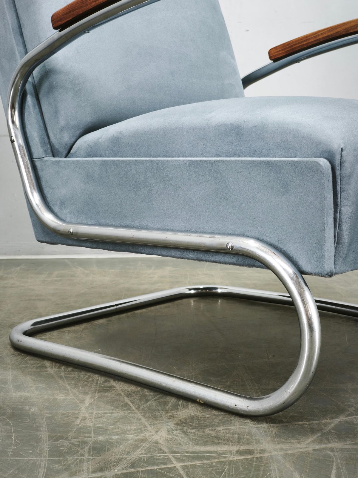 Fauteuil cantilever Bauhaus années 1930 de style Thonet S 411, attribué à Kovona photo buy