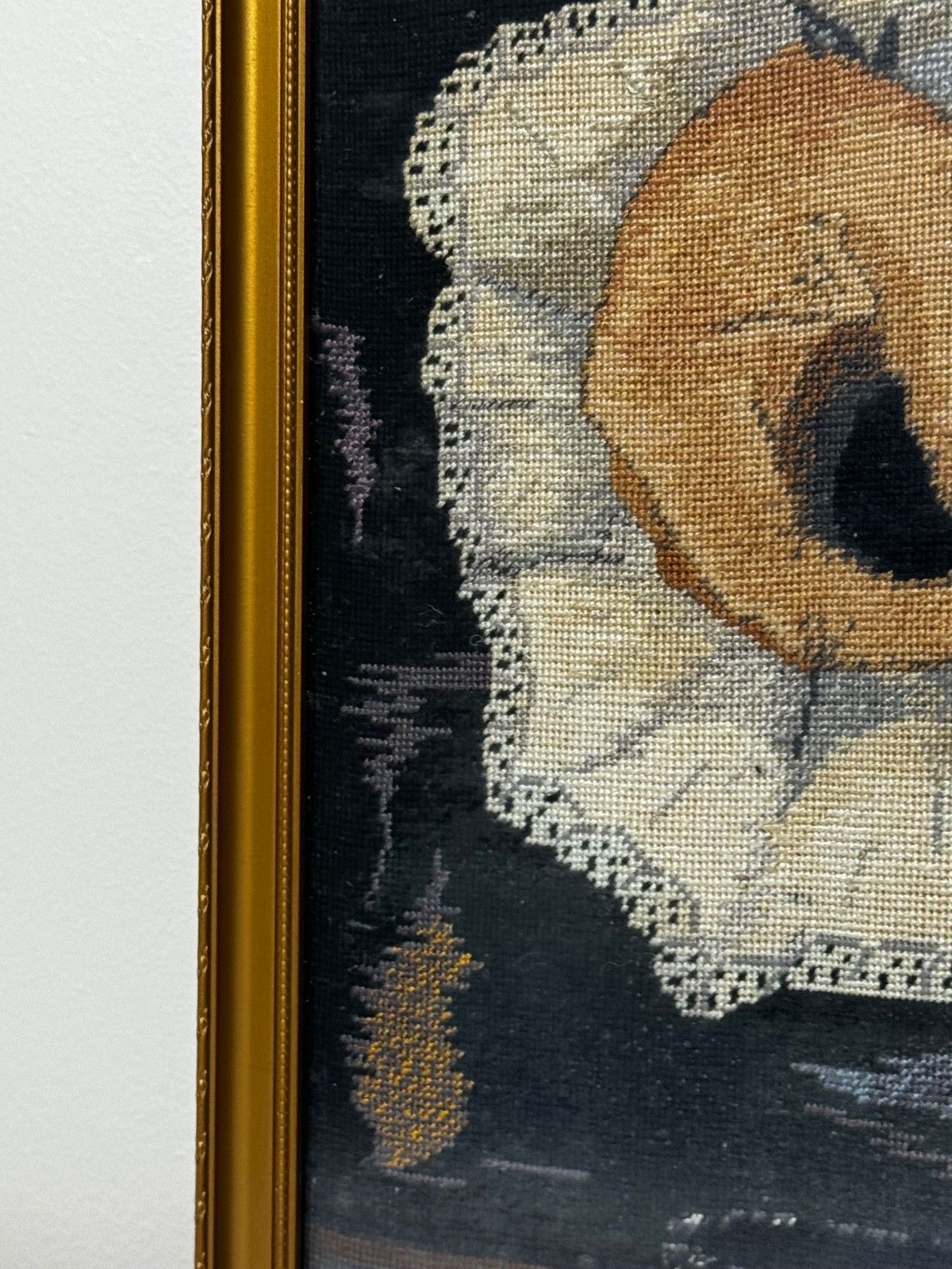 Vintage Jacobite Tribute: Needlework Masterpiece The ‘King Over The Water’ Treason Toast photo vinterior