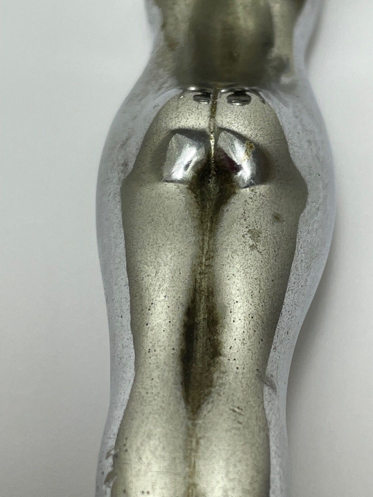 985.0 Art Deco klassiek auto duikende dame mascotte sculptuur photo