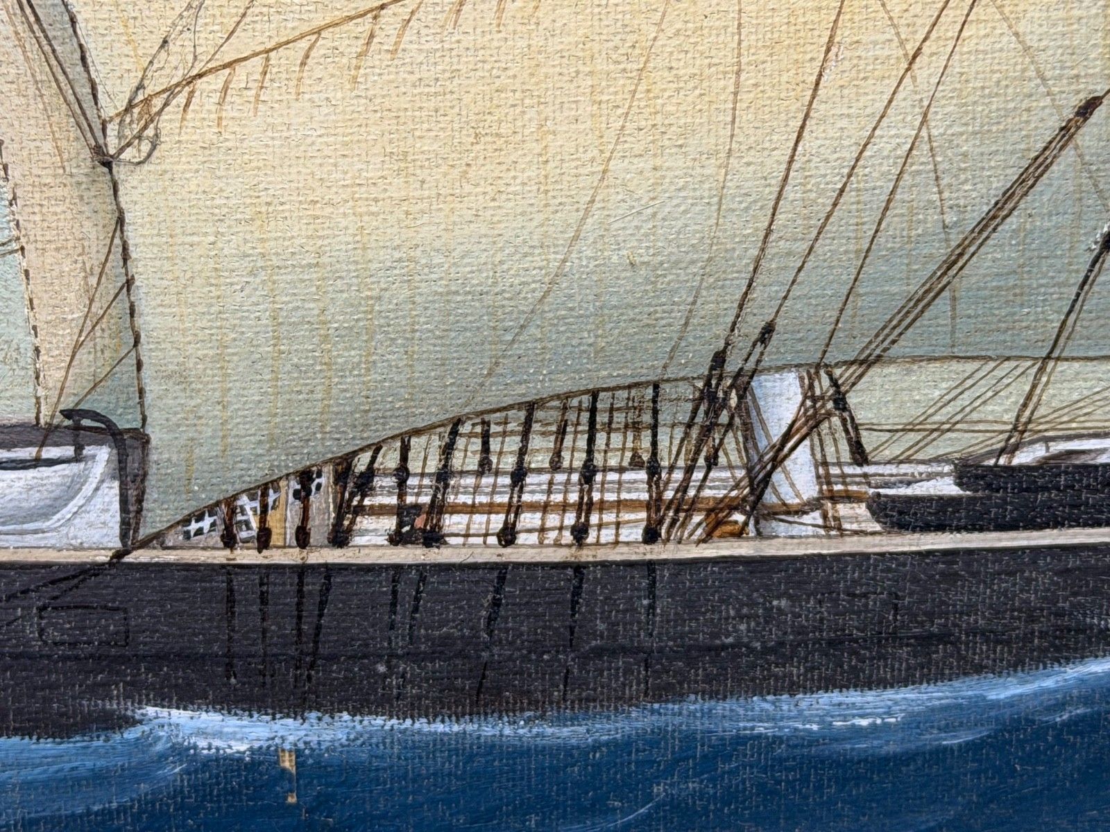 photo buy Baltic Barque Ship Britannia Of Åland Under Full Sail - Capt. August Ekblom