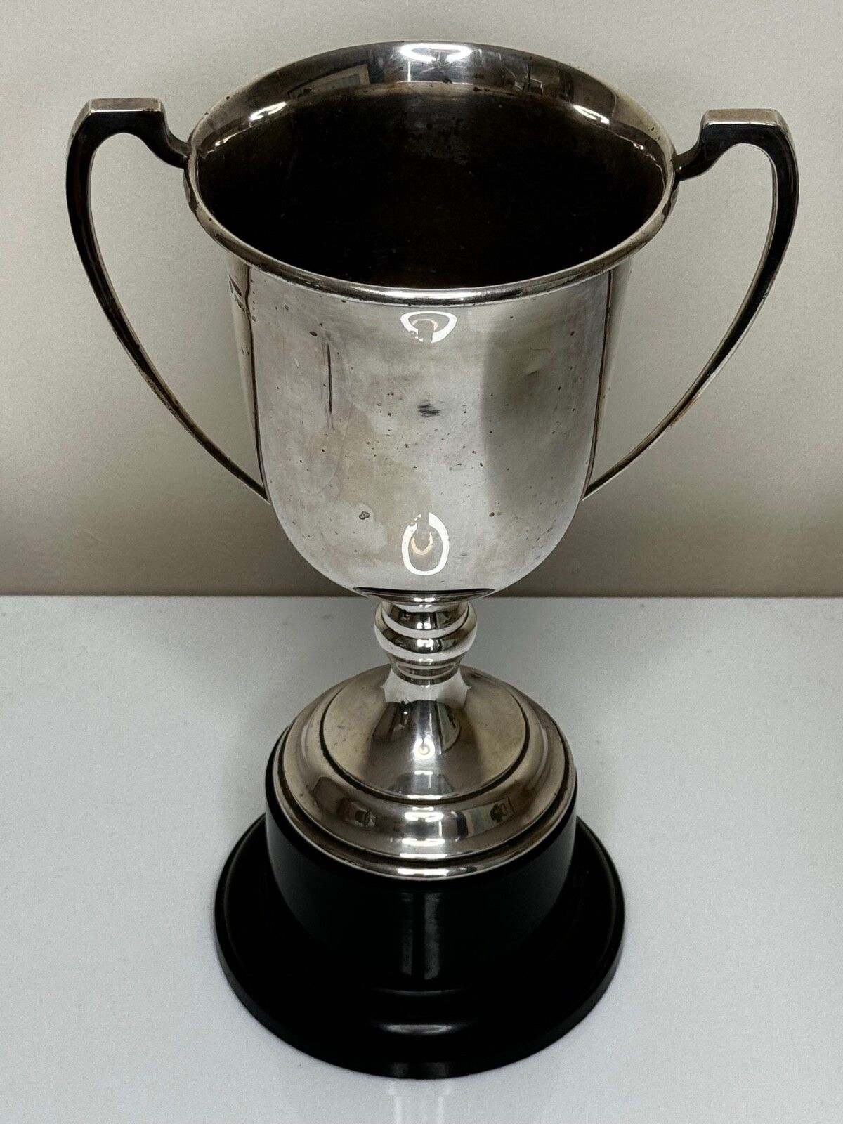 Britse Hallmarked Silver Plate Ronde Sportduif Wedvlucht Trofee Winnaarsbeker photo furniture