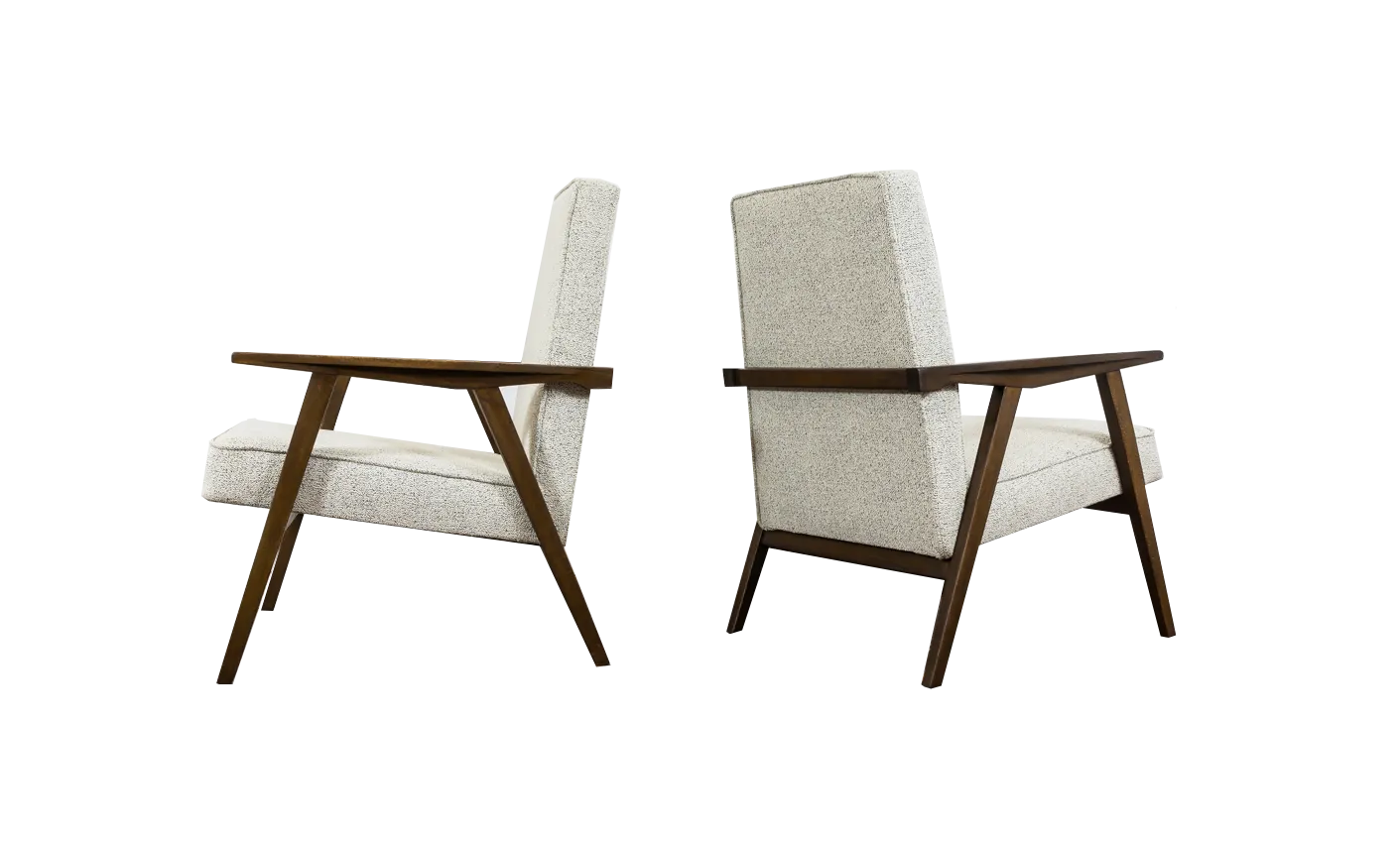 Minimalist Armchairs, Poland, 1960s, Set Of 2