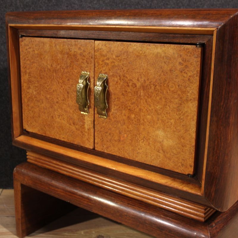 photo furniture Paar Italiaanse nachtkastjes, midden 20e eeuw