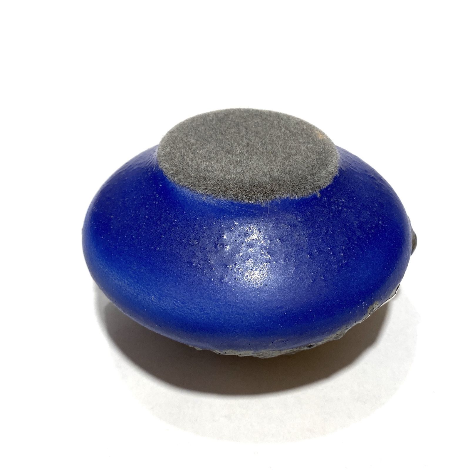 Otto Keramik 203 Vaas in Blauw Fat Lava (11 cm diameter), West-Duits Aardewerk Glazuur photo furniture