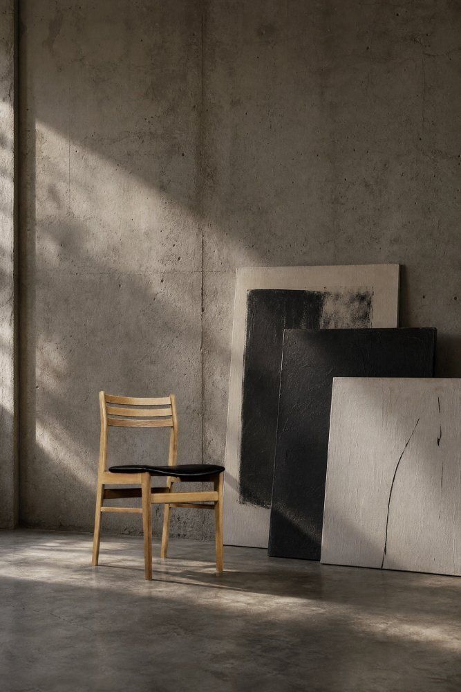 photo vinterior Vintage Scandinavian Oak Dining Chairs From Sax Møbelfabrik, 1960s, Set Of 4