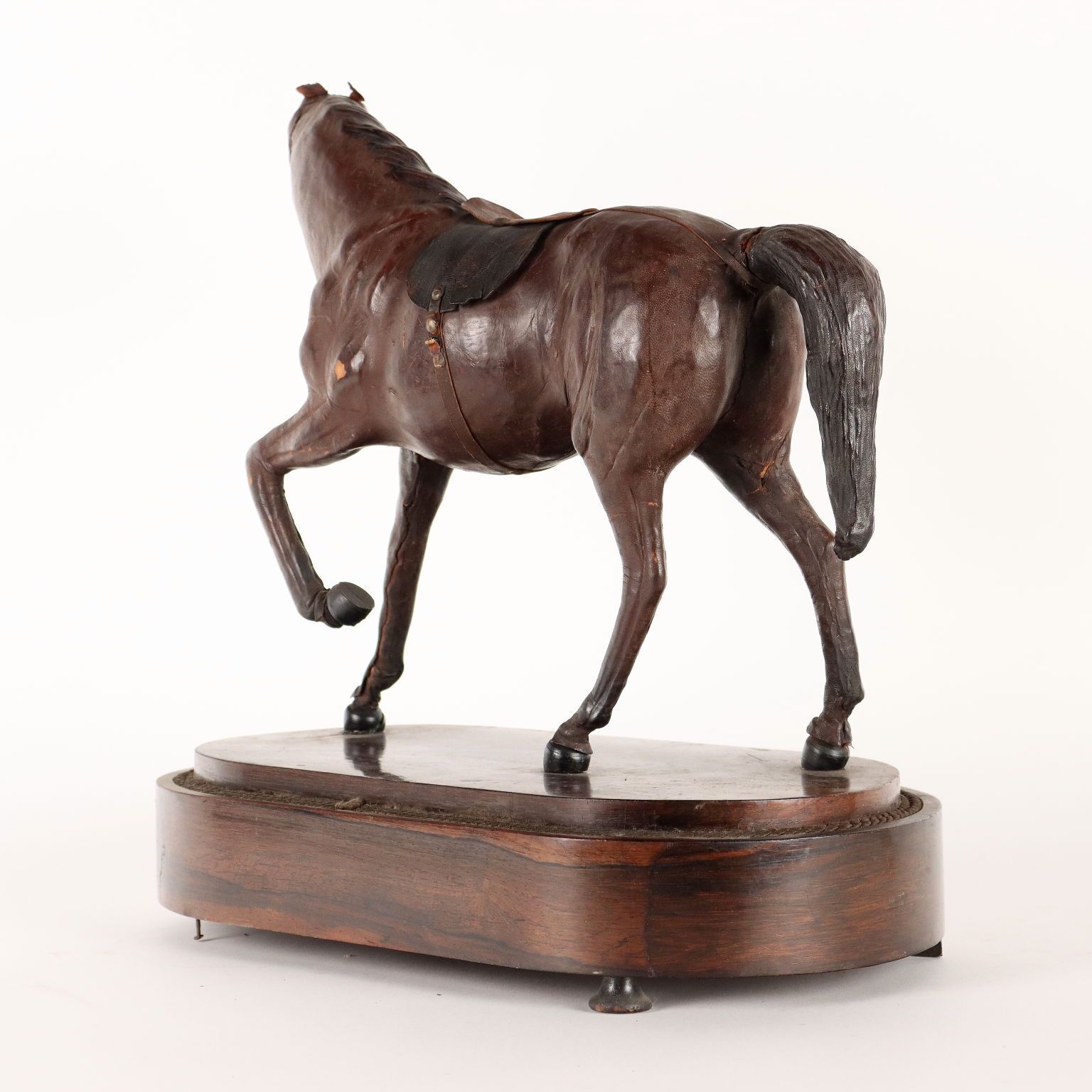 Horse Carved Wood Italy XIX Century photo vintage