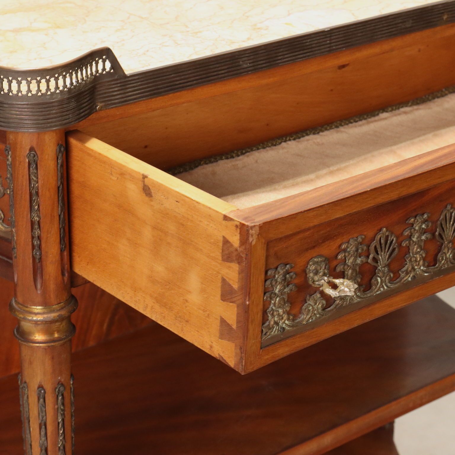 Neoklassieke mahonie console photo for sale