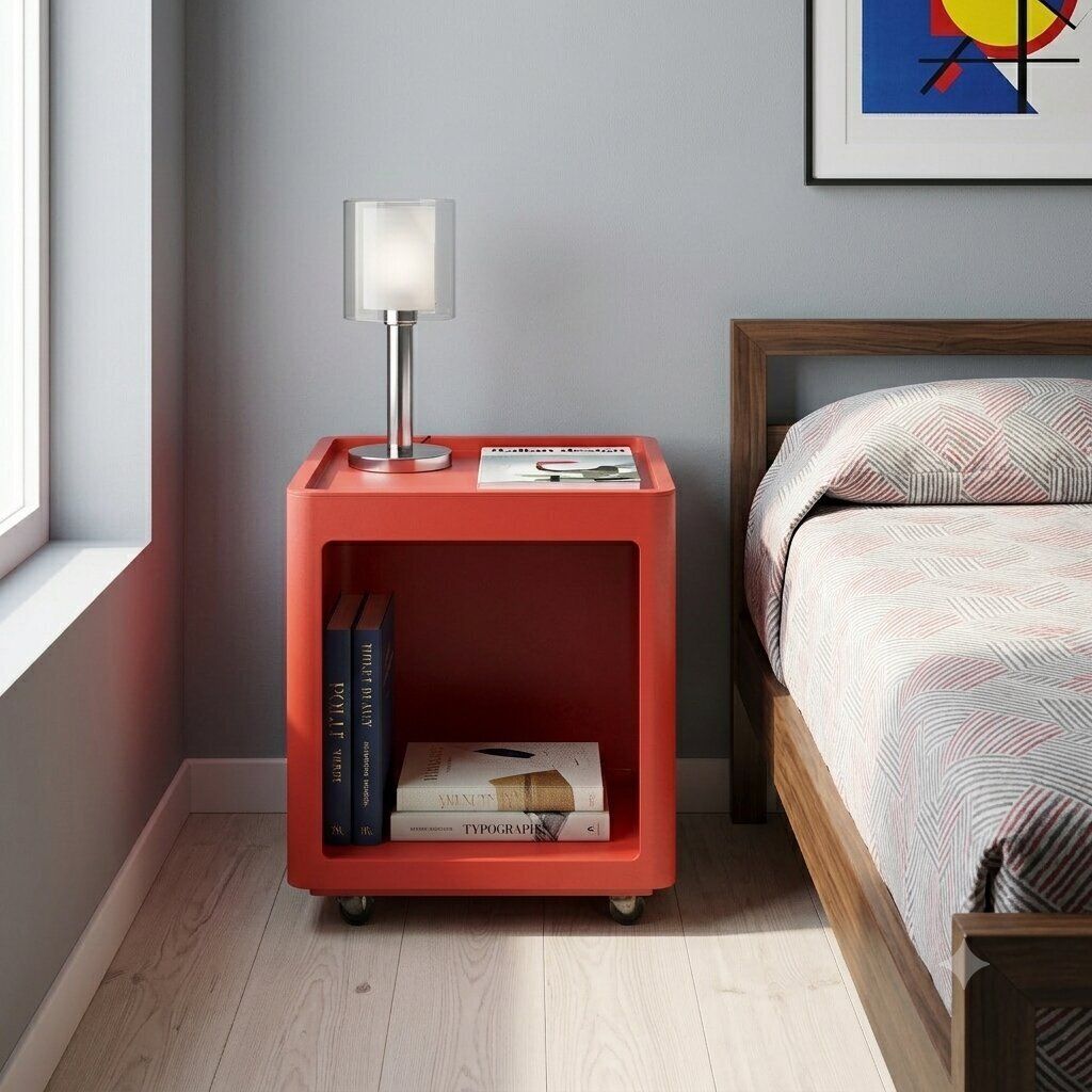 Valenti & C. Valletto Quadro Rosso Cabinet Vintage Italy 1980s photo furniture