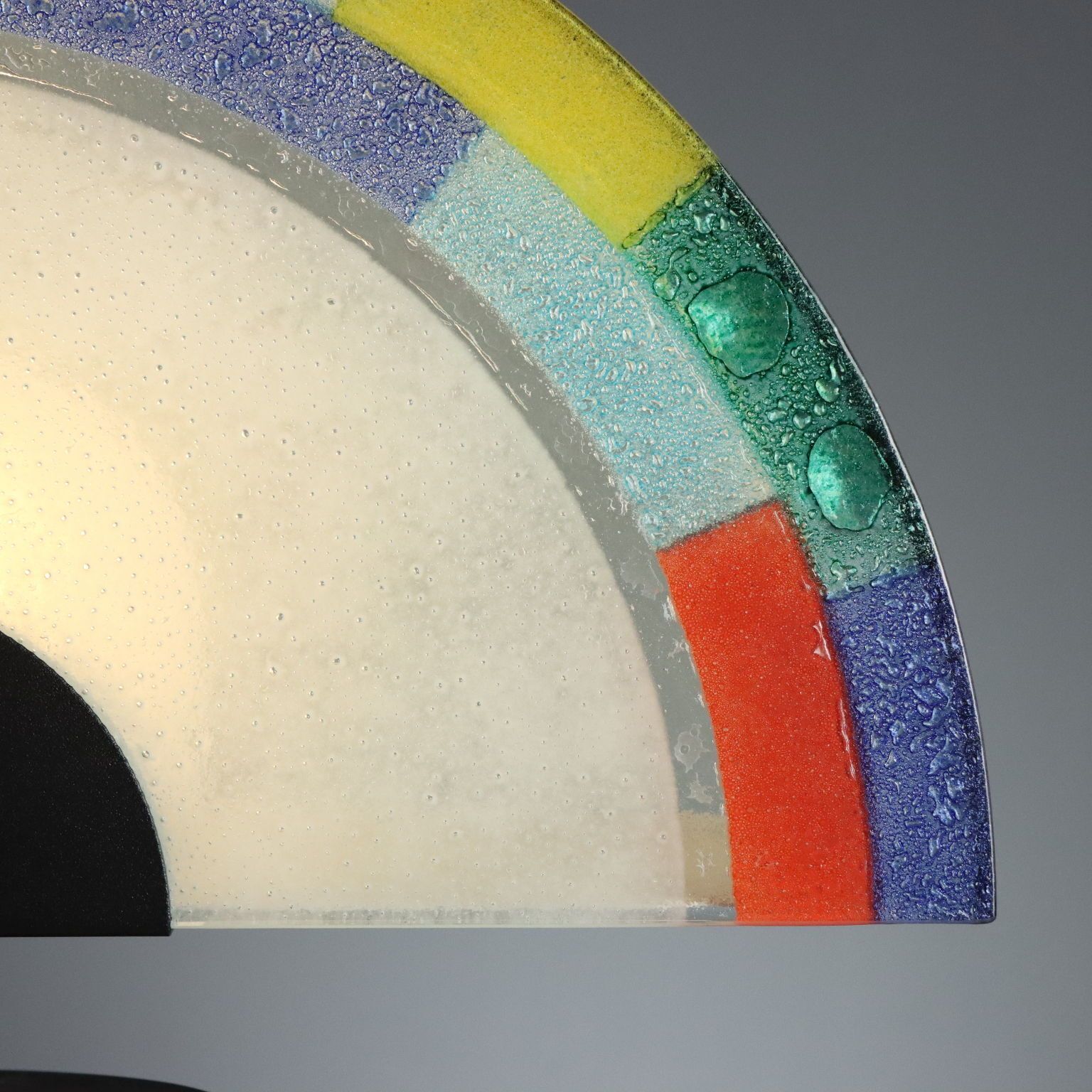Vintage lamp, Murano glas, design Italië, jaren 1980 photo for sale