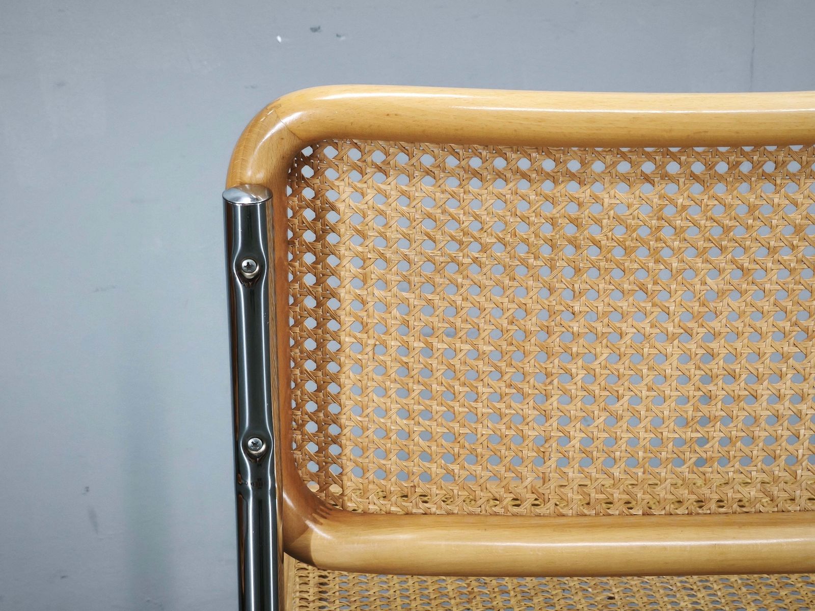photo for sale Paar Italiaanse Cesca Cantilever Stoelen naar Marcel Breuer, jaren 1970