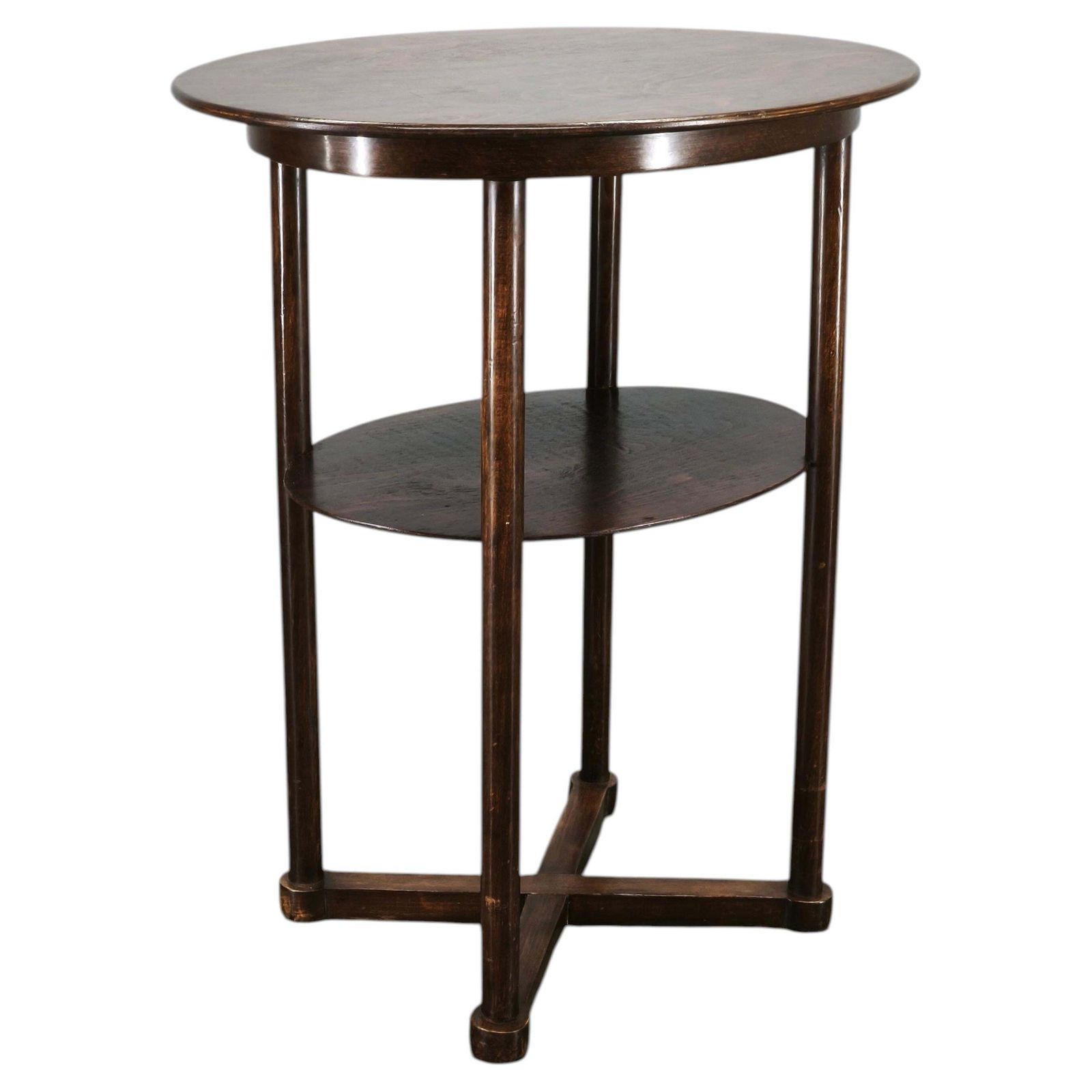 Josef Hoffmann Vienna Secession Ovale Tafel, Kohn Of Thonet, Ca. 1900