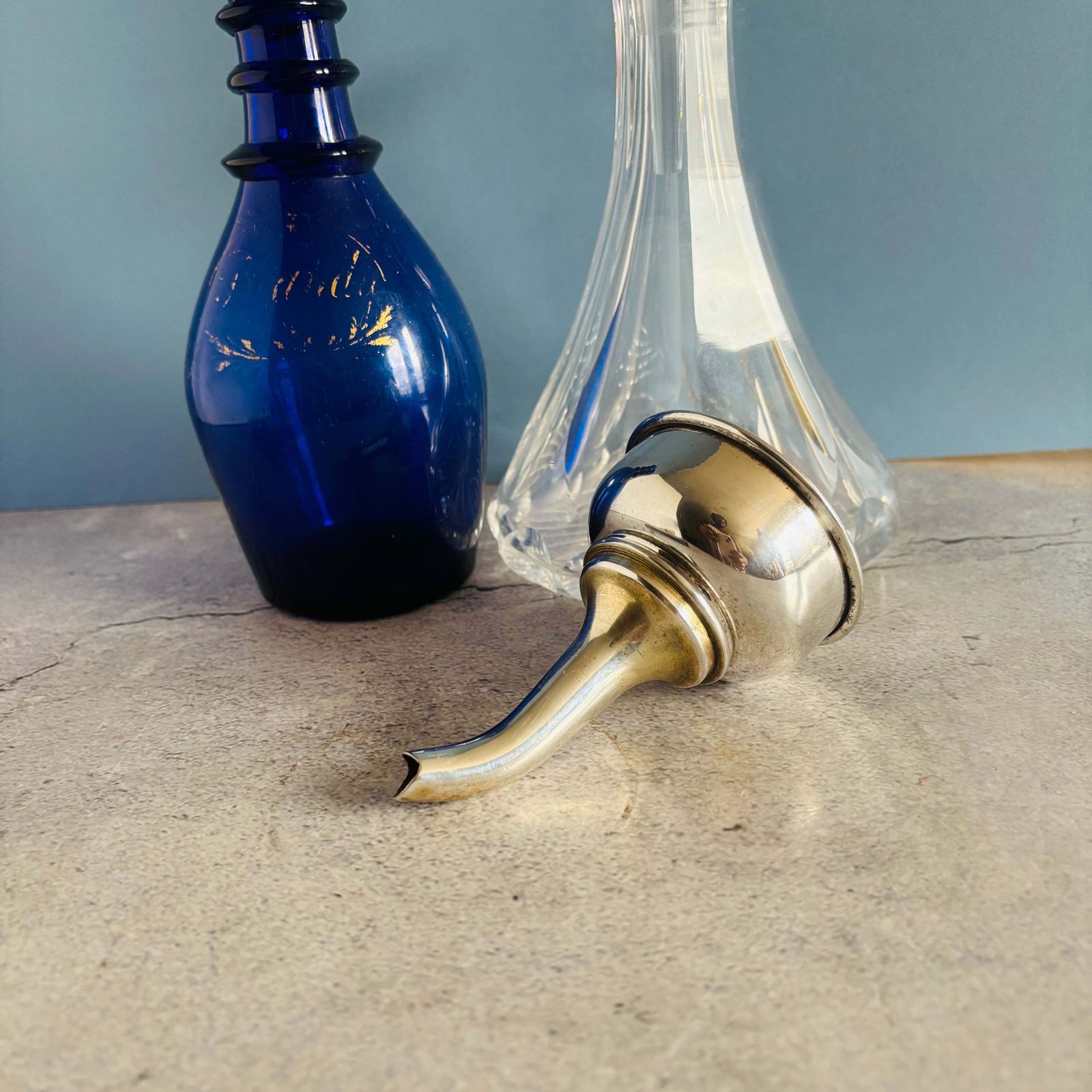 photo for sale Antique Wine & Port Funnel Strainer